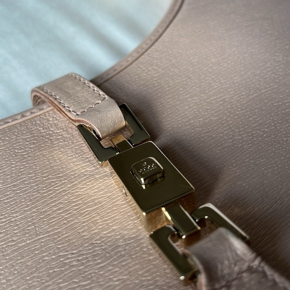 Gucci Jackie Bardot - Pink Beige Leather - Picture 16 of 16